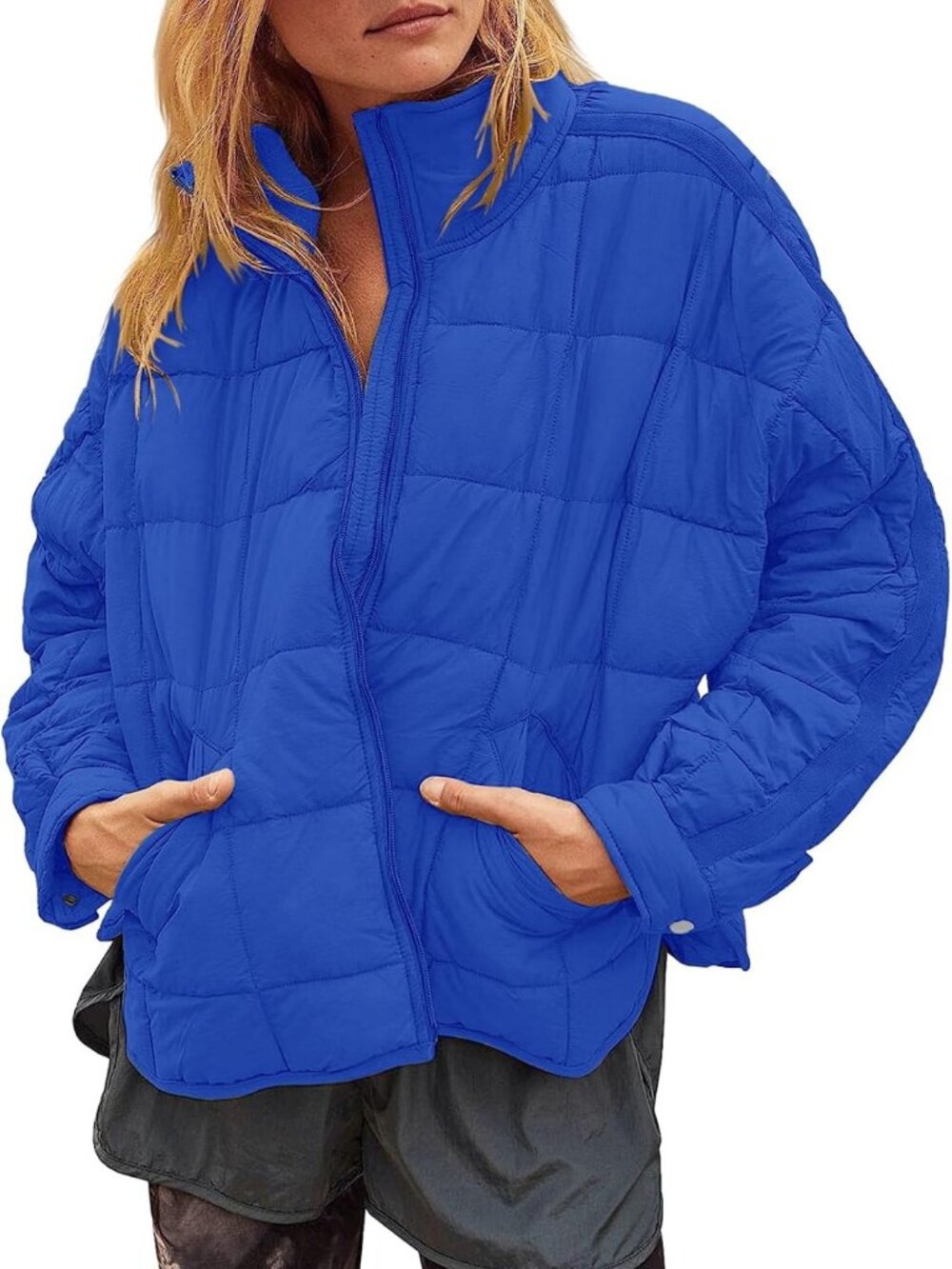 Cozy Women's Quilted Puffer Jacket | Warm Padded Down Coat for Winter Style